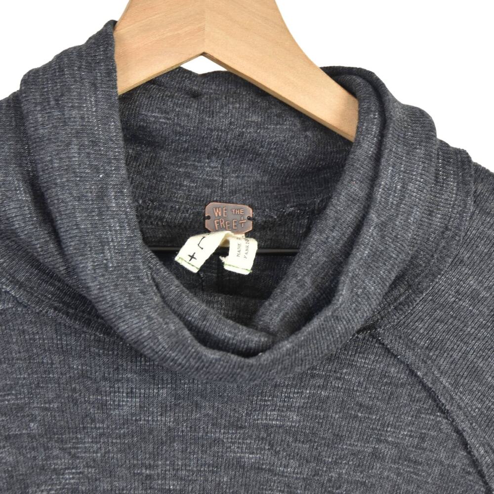 Free People Split Back Cowl Neck Top, large, NWT - Picture 4 of 10